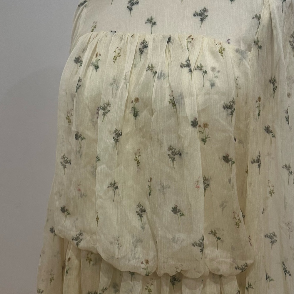 Adam Lippes x RTR Long Sleeve Mini Dress Size:6 - Picture 9 of 12